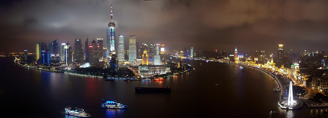 Flights to Shanghai (PVG) - Pudong modern skyline - book airline tickets